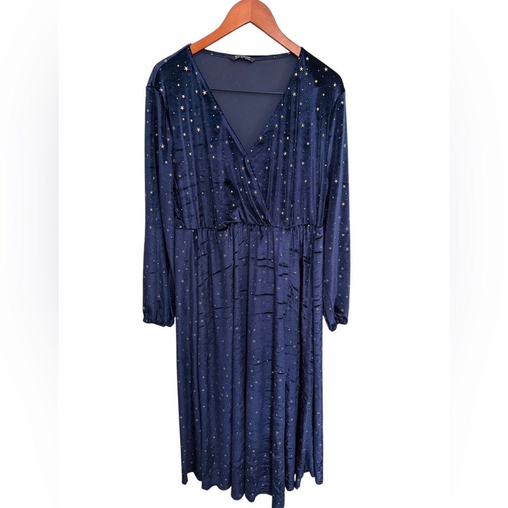 BloomChic Midnight Blue Star Dress MIDI 14/16